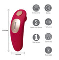 Maia Remi - Red USB Rechargeable Panty Vibe with Suction - MA2107