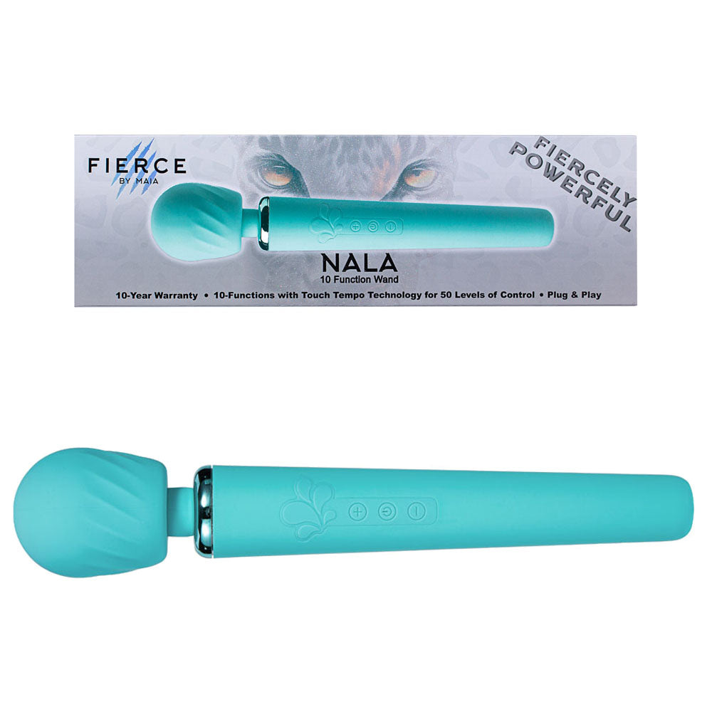 Maia NALA - Blue - Blue 30 cm USB Rechargeable Massage Wand - MA23-08-BLUE