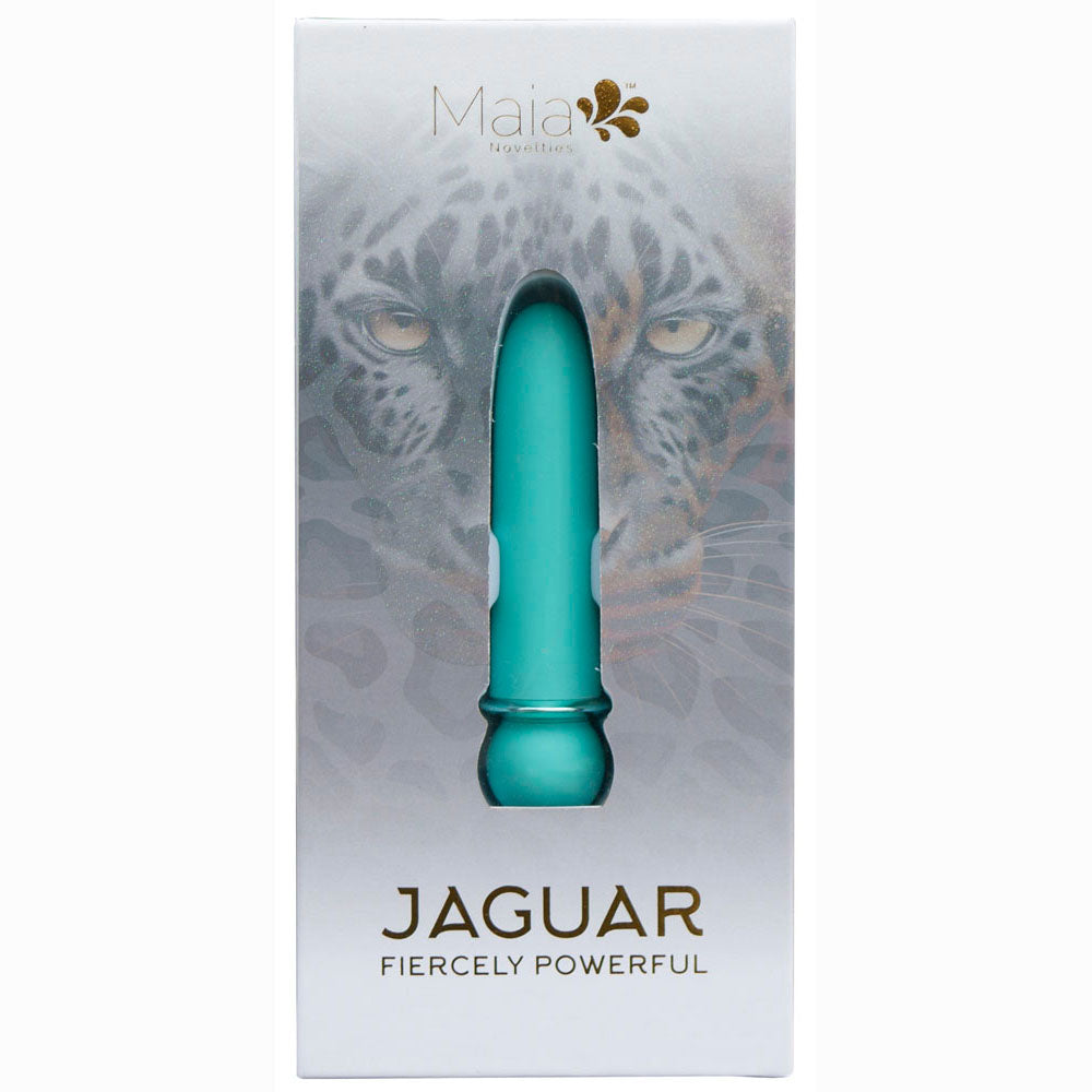 Maia JAGUAR - Blue - Blue 10.1 cm USB Rechargeable Bullet - MA24-01-BLUE