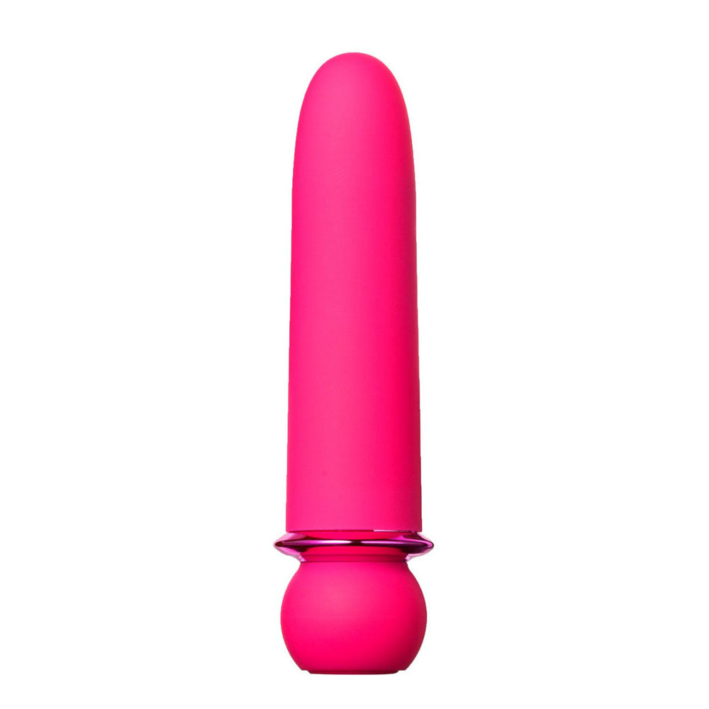 Maia JAGUAR - Pink - Pink 10.1 cm USB Rechargeable Bullet - MA24-01-PINK