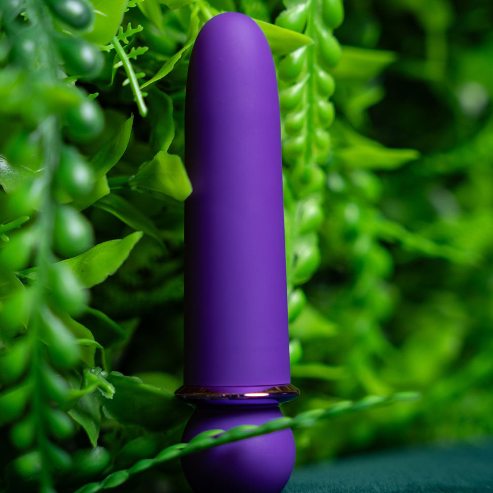 Maia JAGUAR - Purple - Purple 10.1 cm USB Rechargeable Bullet - MA24-01-PURPLE