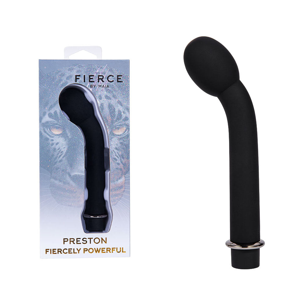 Maia PRESTON - Black 17.8 cm USB Rechargeable G-Spot Vibrator - MA24-04-BLACK