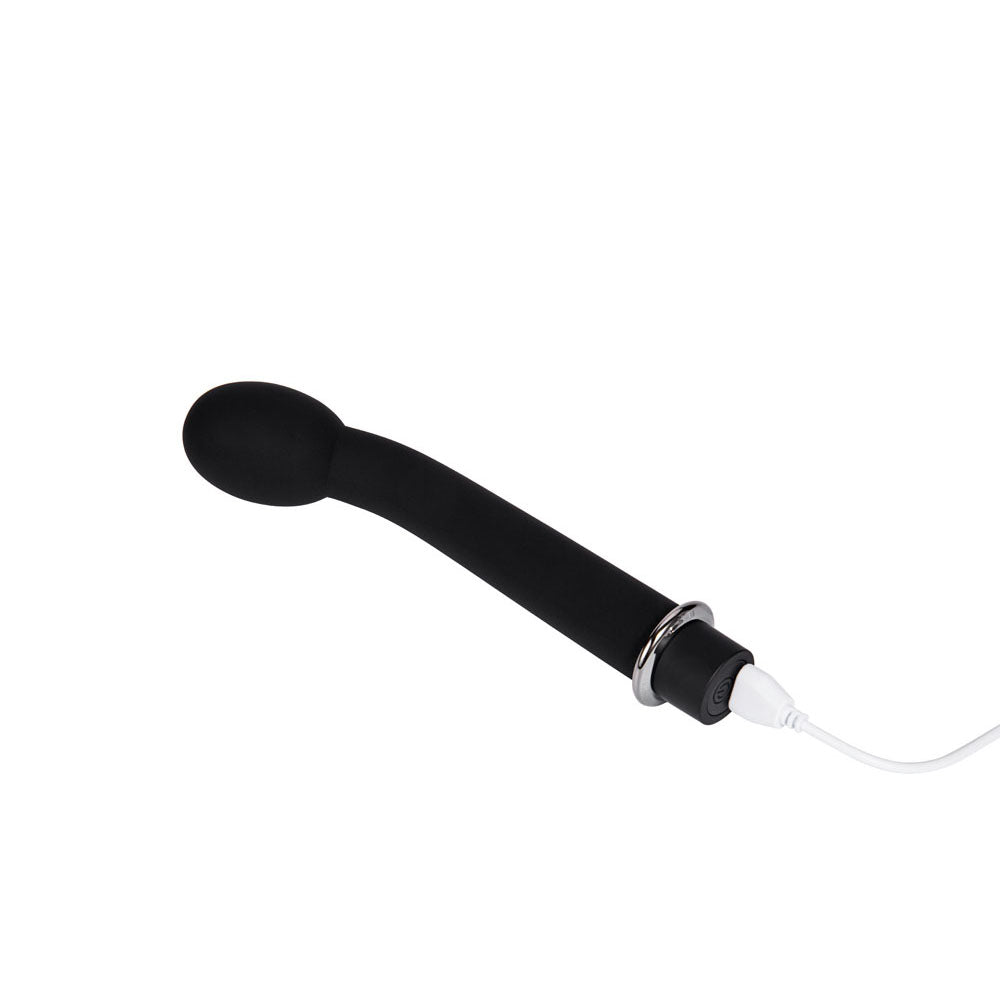 Maia PRESTON - Black 17.8 cm USB Rechargeable G-Spot Vibrator - MA24-04-BLACK