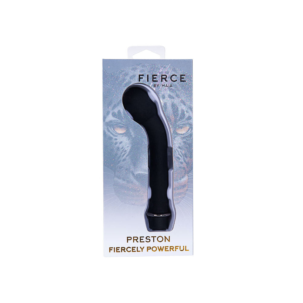 Maia PRESTON - Black 17.8 cm USB Rechargeable G-Spot Vibrator - MA24-04-BLACK