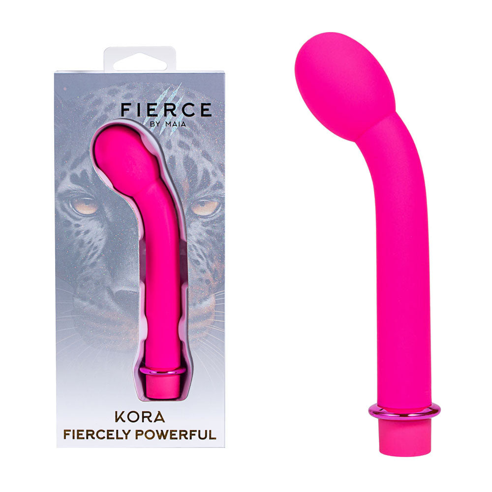 Maia KORA - Pink 17.8 cm USB Rechargeable G-Spot Vibrator - MA24-04-PINK