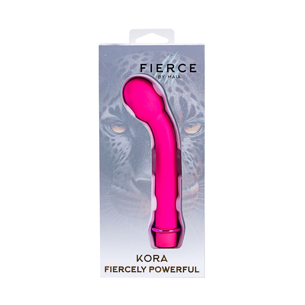 Maia KORA - Pink 17.8 cm USB Rechargeable G-Spot Vibrator - MA24-04-PINK