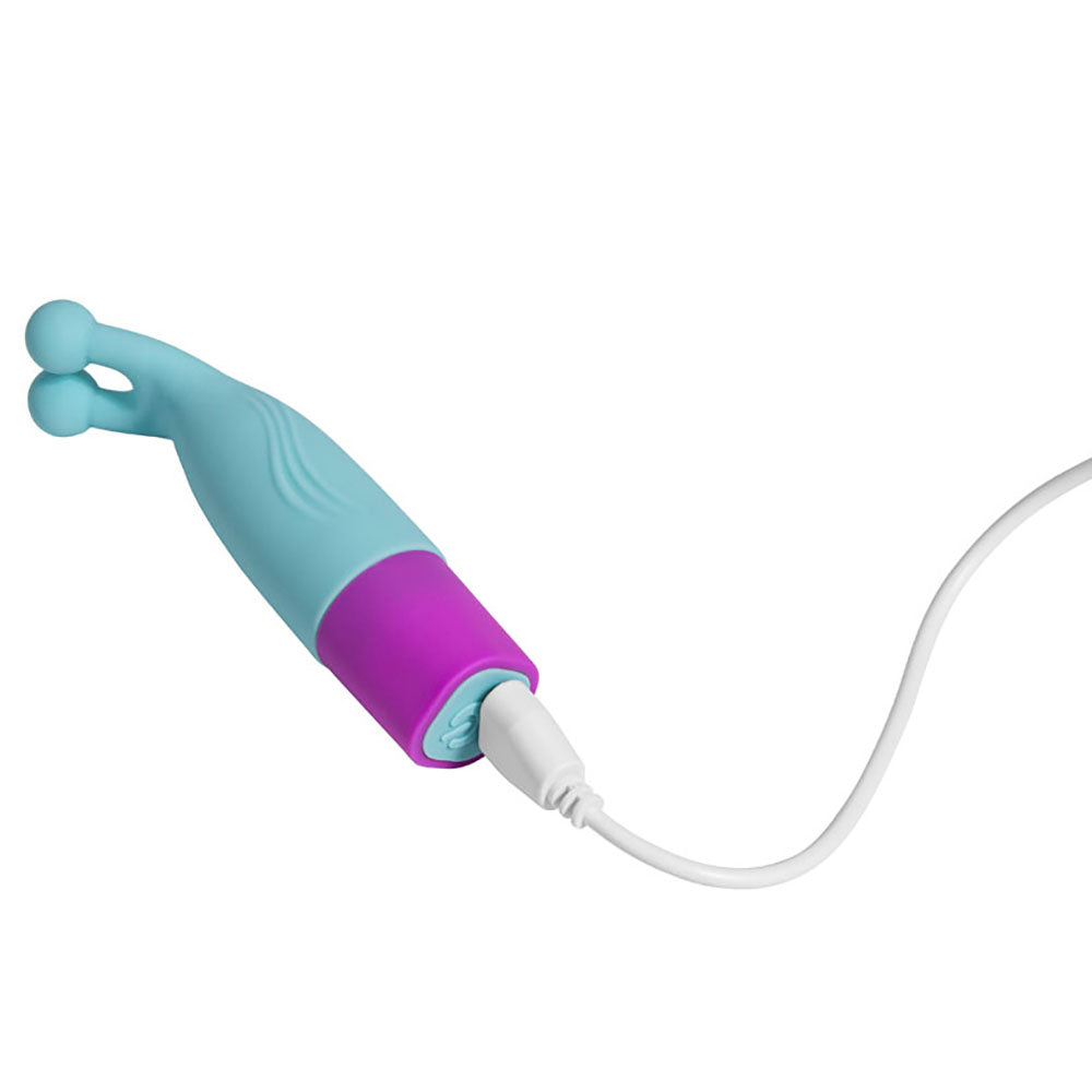 Maia MACI - Light Blue 8.9 cm USB Rechargeable Bullet - MA24-06