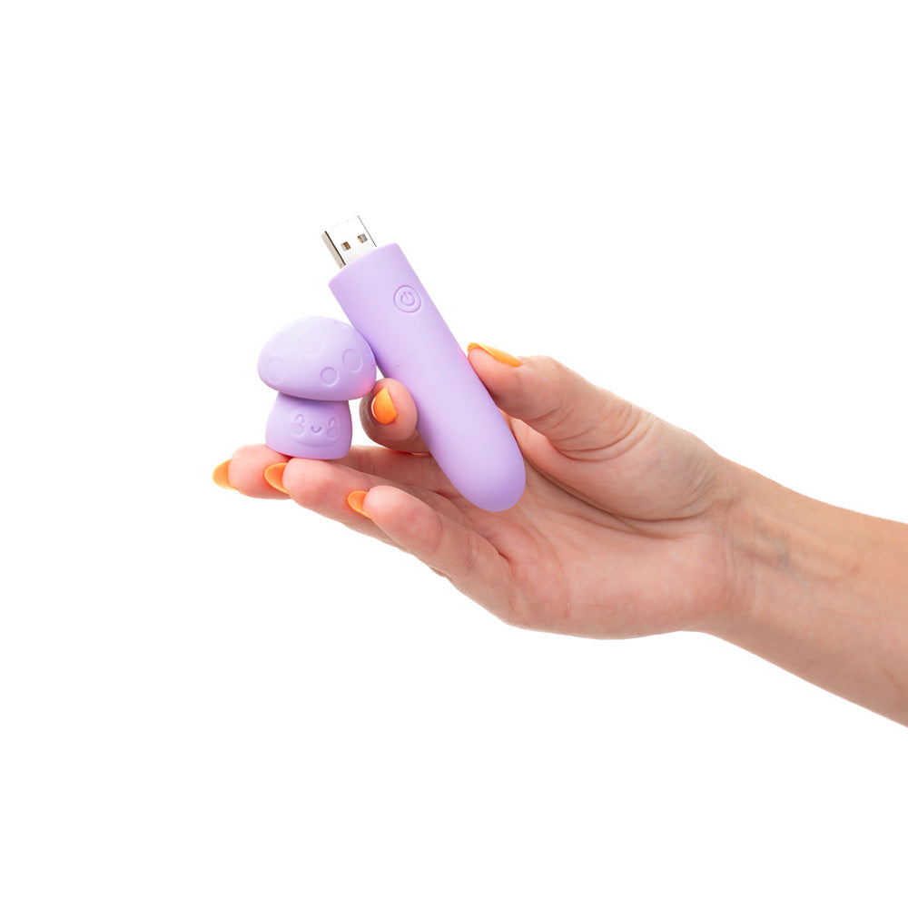 Maia HAPPI - Purple 11.1 cm USB Rechargeable Bullet - MA24-10