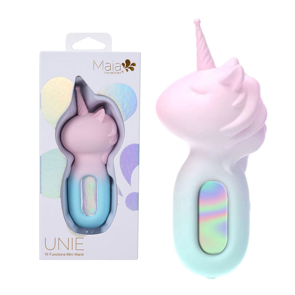 Maia UNIE - Pink/Blue USB Rechargeable Unicorn Wand - MA24-14