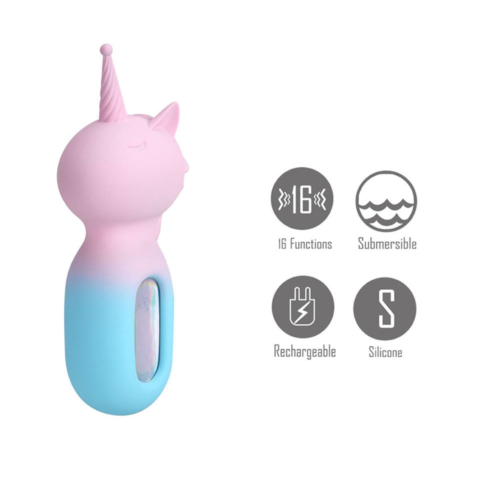 Maia UNIE - Pink/Blue USB Rechargeable Unicorn Wand - MA24-14