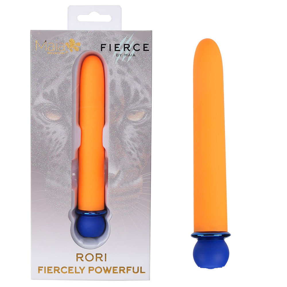 Maia RORI - Orange - Orange 15.2 cm USB Rechargeable XL Bullet - MA24-17-ORANGE