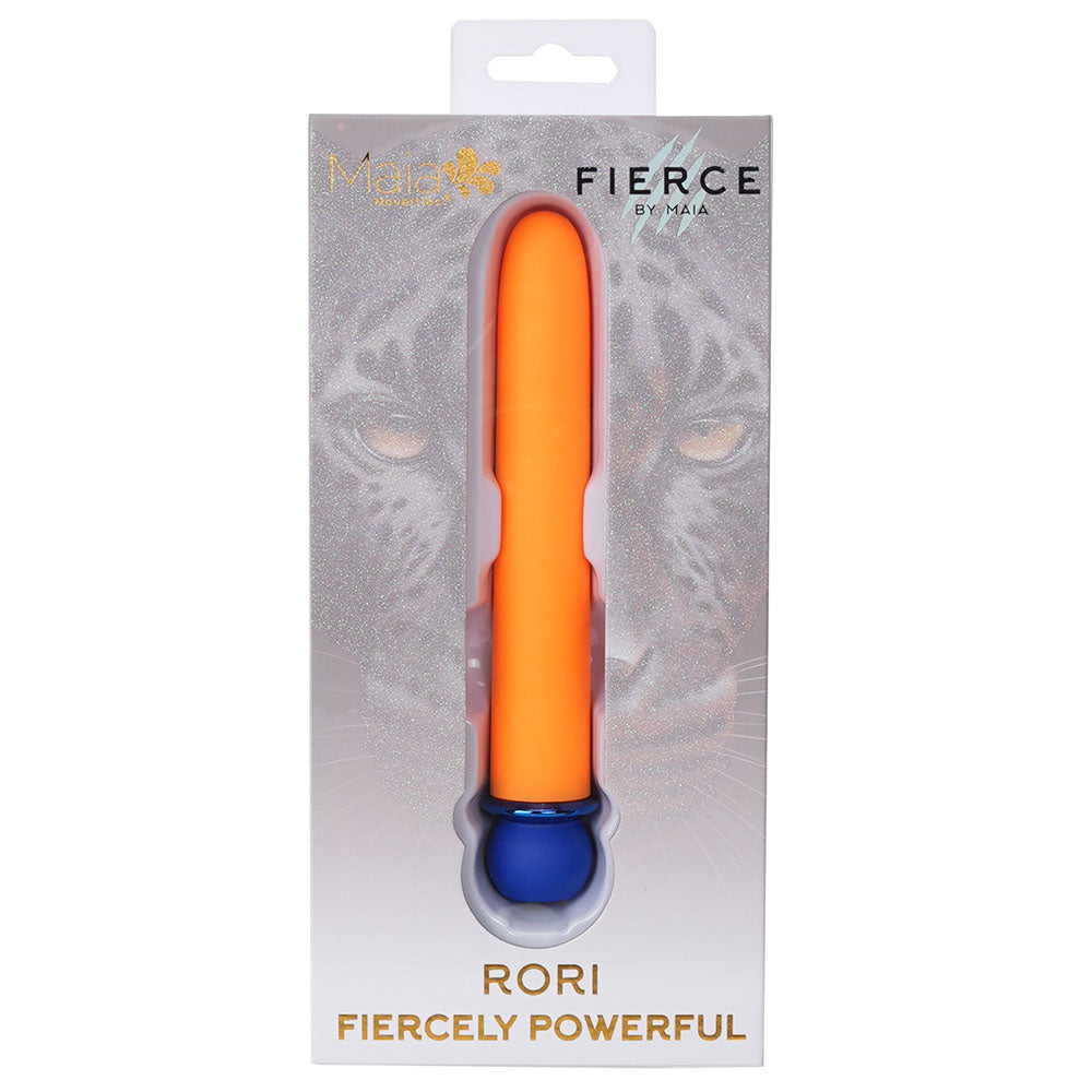 Maia RORI - Orange - Orange 15.2 cm USB Rechargeable XL Bullet - MA24-17-ORANGE