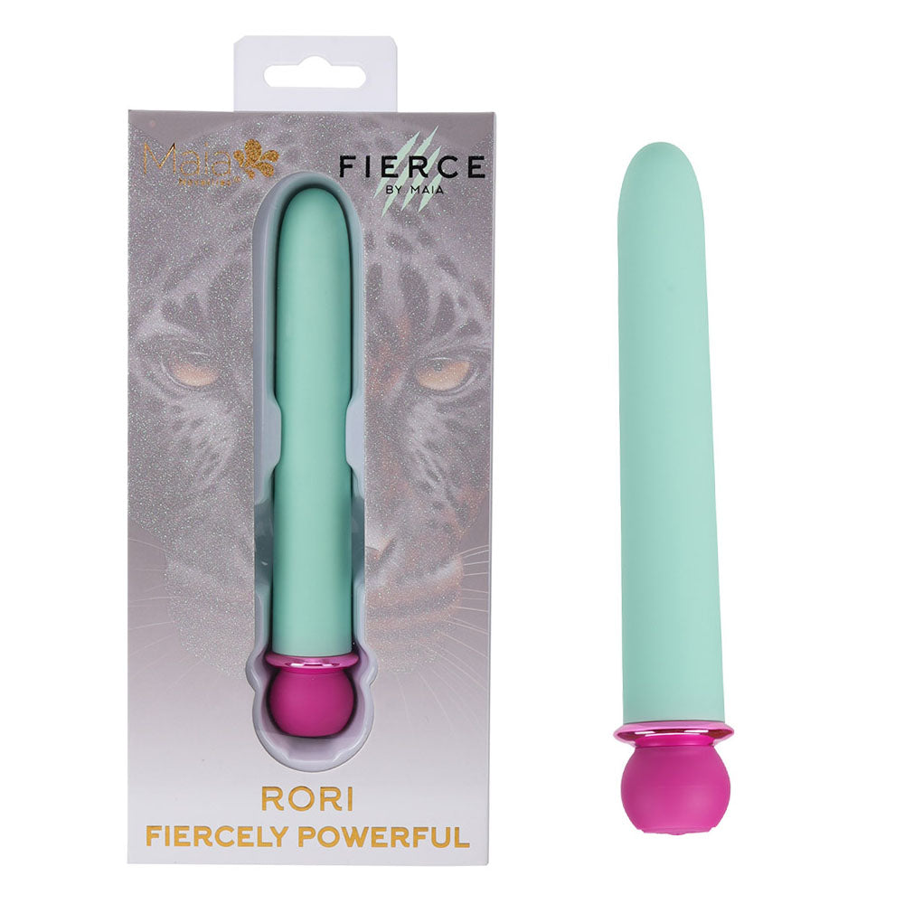 Maia RORI - Teal - Teal 15.2 cm USB Rechargeable XL Bullet - MA24-17-TEAL