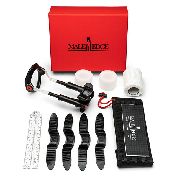 MaleEdge Pro Kit - Penis Enlarger Kit in Red Case - MEPRO