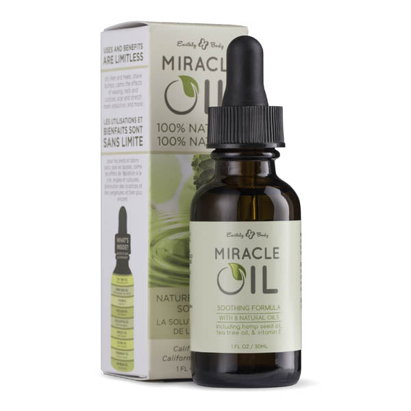 Miracle Oil - Skin Soothing Oil with Hemp Seed - 30 ml Dropper Bottle - MO001
