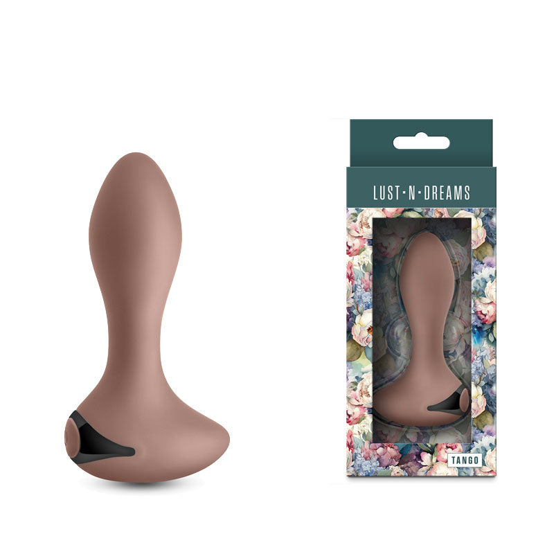 Lust-n-Dreams - Tango - Autumn - Beige 11.5 cm USB Rechargeable Vibrating Butt Plug - NSN-0245-02
