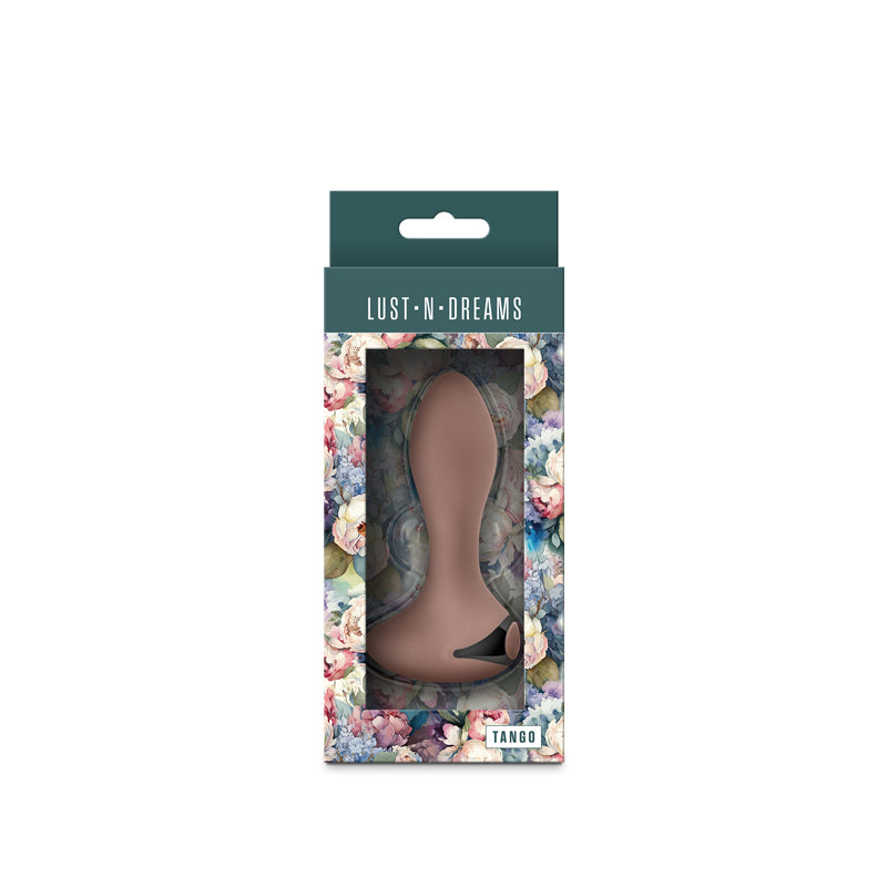 Lust-n-Dreams - Tango - Autumn - Beige 11.5 cm USB Rechargeable Vibrating Butt Plug - NSN-0245-02