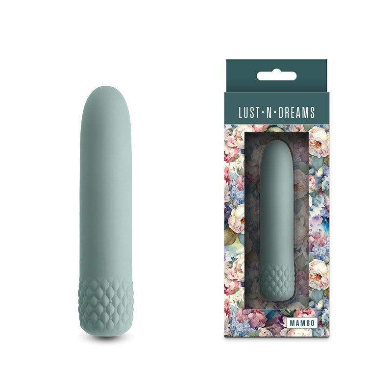 Lust-n-Dreams - Mambo - Sage - Green 12.2 cm USB Rechargeable Bullet - NSN-0245-28