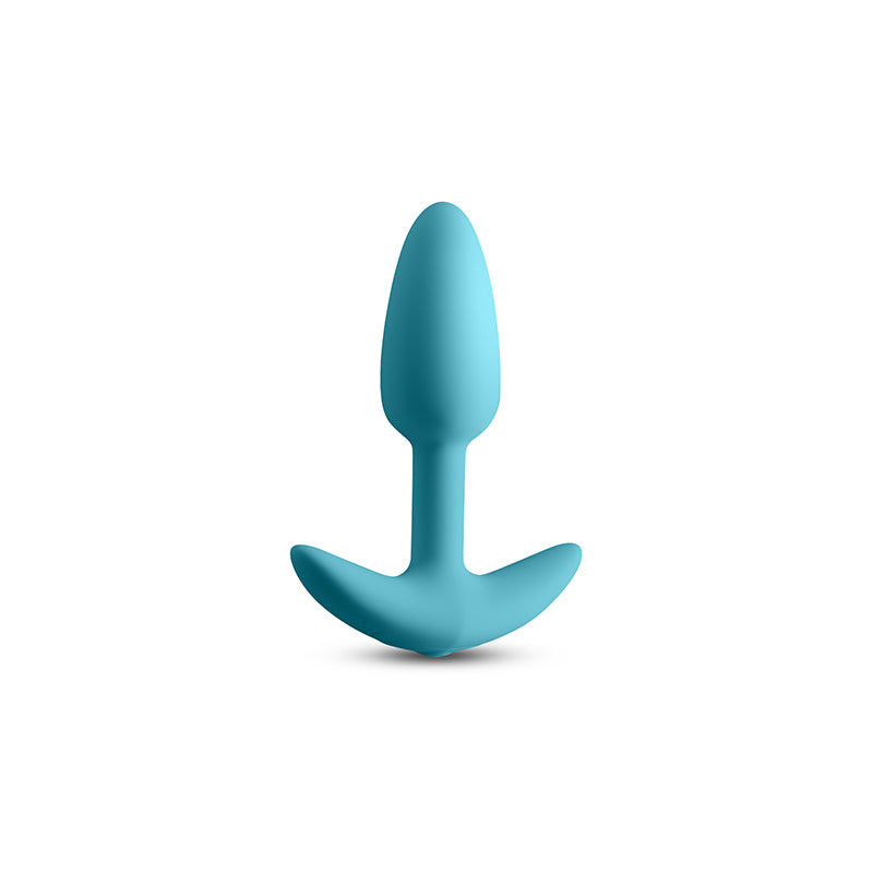 Techno - Trance - Blue 10.9 cm USB Rechargeable Butt Plug with App Control - NSN-0287-17