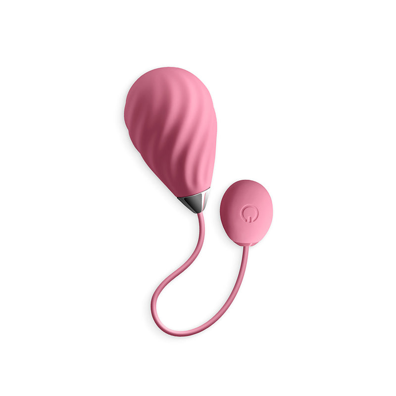 Techno - Kandi - Pink USB Rechargeable Vibrating Egg with App Control - NSN-0287-24