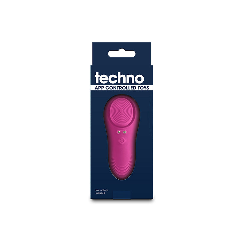 Techno - Lucy - Magenta - Magenta USB Rechargeable Panty Vibrator with App Control - NSN-0287-34