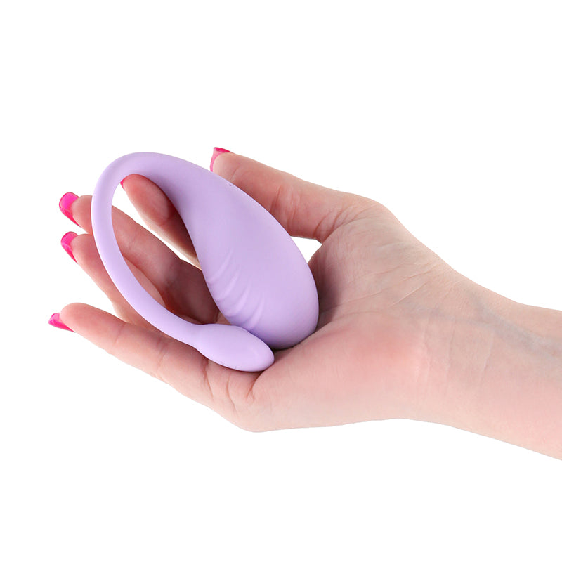 Techno - Rave - Purple - Purple USB Rechargeable Vibrator with App Control - NSN-0287-65