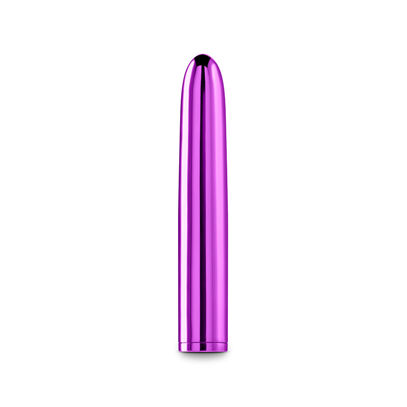 Chroma - Purple - Metallic Purple 17 cm USB Rechargeable Vibrator - NSN-0305-15