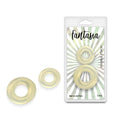 Fantasia - Double Stack - Amber - Amber Cock Rings - Set of 2 Sizes - NSN-0384-41