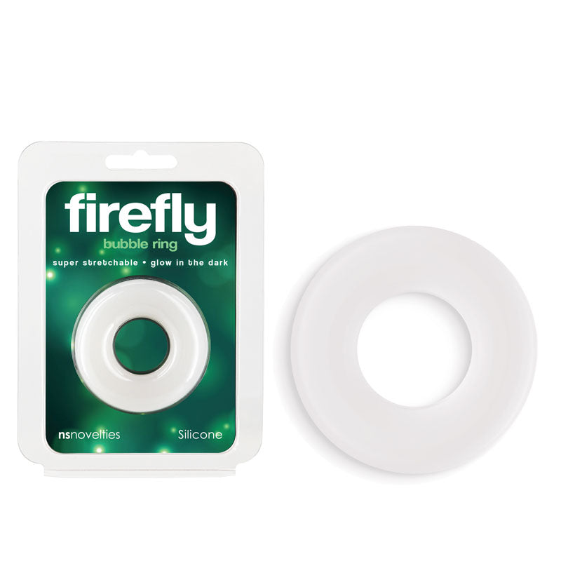 Firefly - Bubble Ring - Medium - Glow in Dark Medium Cock Ring - NSN-0474-21