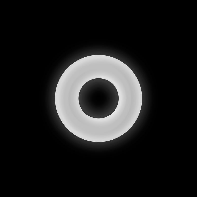 Firefly - Bubble Ring - Medium - Glow in Dark Medium Cock Ring - NSN-0474-21