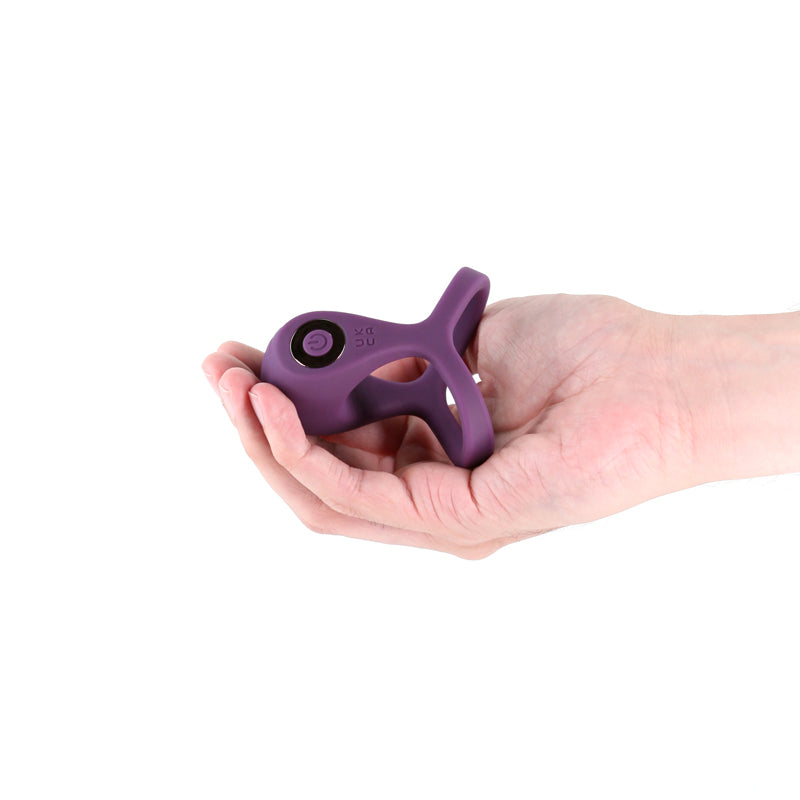 INYA Valiant - Berry - Purple USB Rechargeable Vibrating Cock Ring - NSN-0561-16