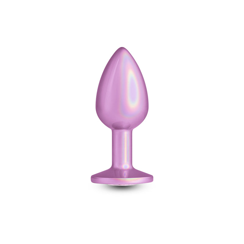 Rear Assets Iridescent - Small - Pink - Iridescent Pink 7.1 cm Small Butt Plug - NSN-0968-04