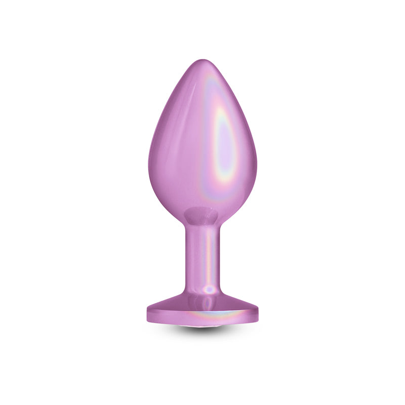 Rear Assets Iridescent - Medium - Pink - Iridescent Pink 8.2 cm Medium Butt Plug - NSN-0968-14