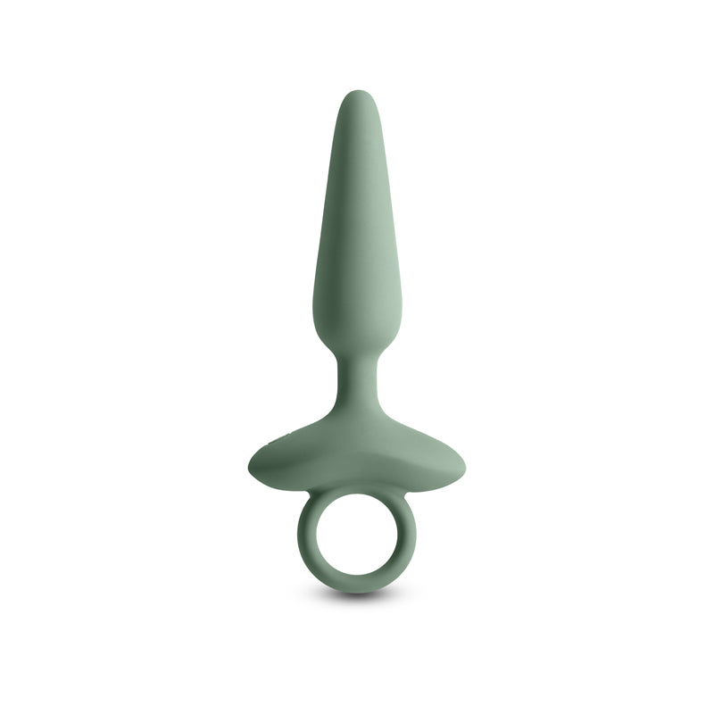 Renegade Maverick - Sage - Green 15 cm USB Rechargeable Vibrating Butt Plug - NSN-1132-48