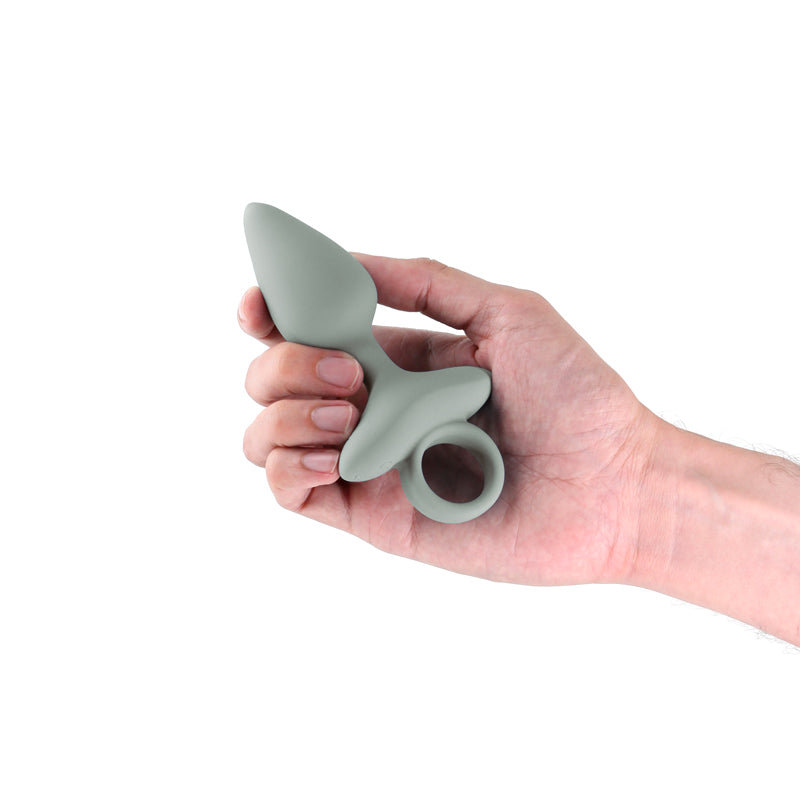 Renegade Orion - Sage - Green 13 cm USB Rechargeable Vibrating Butt Plug - NSN-1132-58