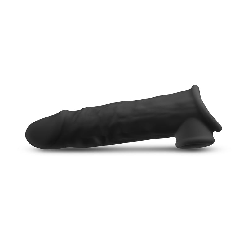 Renegade Annex - Thin - Black - Black 19.4 cm Penis Extender Sleeve - NSN-1165-03