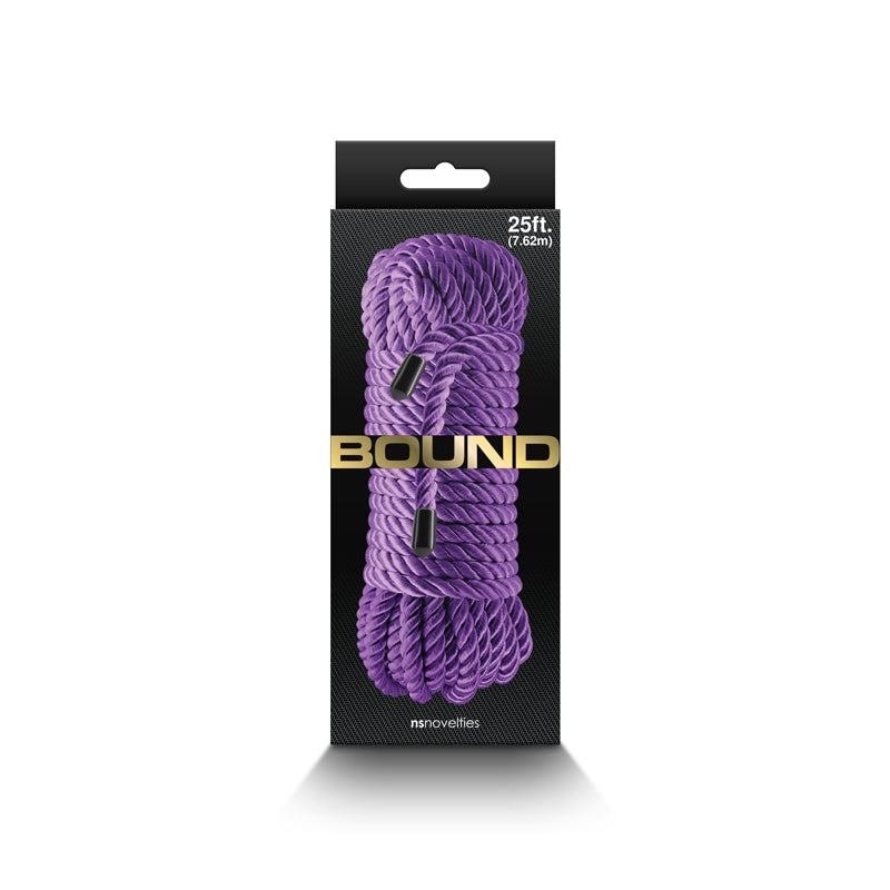 Bound Rope - Purple - Purple Bondage Rope - 7.6 metre length - NSN-1300-05