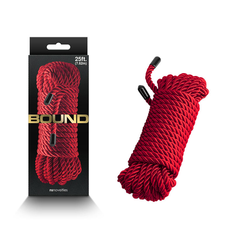 Bound Rope - Red - Red Bondage Rope - 7.6 metre length - NSN-1300-06