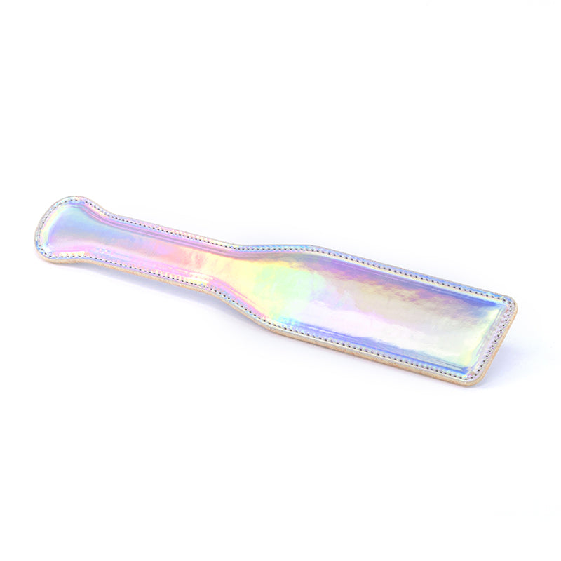 Cosmo Bondage Paddle - Rainbow - Metallic Rainbow Paddle - NSN-1313-08