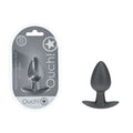 OUCH! Anal Plug -  Gun Metal Grey 7.9 cm Medium Butt Plug