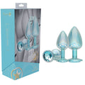 OUCH! Paris Collection - Metal Anal Plug Set - Blue