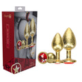 OUCH! Milan Collection - Metal Anal Plug Set - Gold