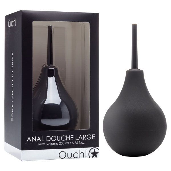 Ouch Anal Douche - Large - Black Douche - 200 ml - OU112BLK