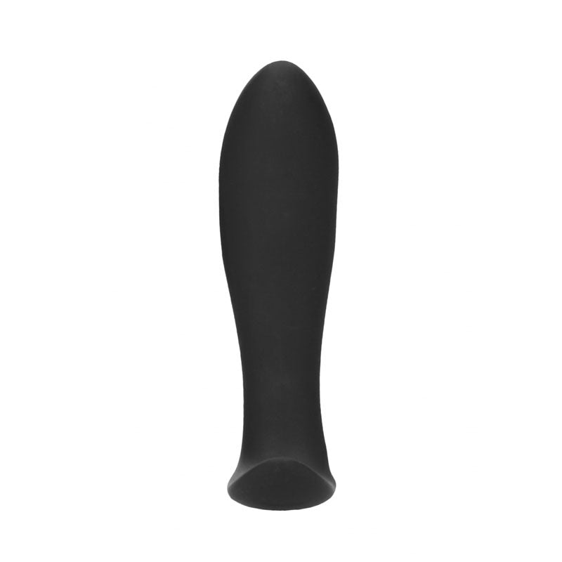 OUCH! e-Stim & Vibrating Butt Plug with Wireless Remote - Black 12.3 cm USB Rechargeable Vibrating Butt Plug with e-Stim - OU579BLK