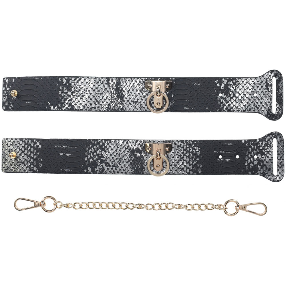 OUCH! Florence Collection - Handcuffs - Black Restraints - OU999BLK