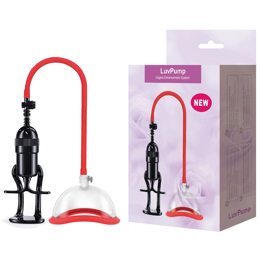 LuvPump Vagina Enhancement System - Clear/Red Vagina Pump - P007