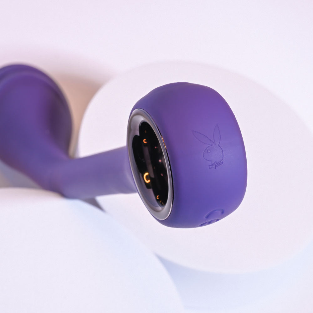 Playboy Pleasure SPOT ON - Purple 22.6 cm USB Rechargeable Poseable G-Spot Vibrator - PB-RS-1621-2