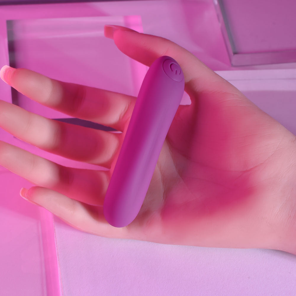 Playboy Pleasure PLAYBOY BULLET - Purple 9 cm USB Rechargeable Bullet - PB-RS-2413-2