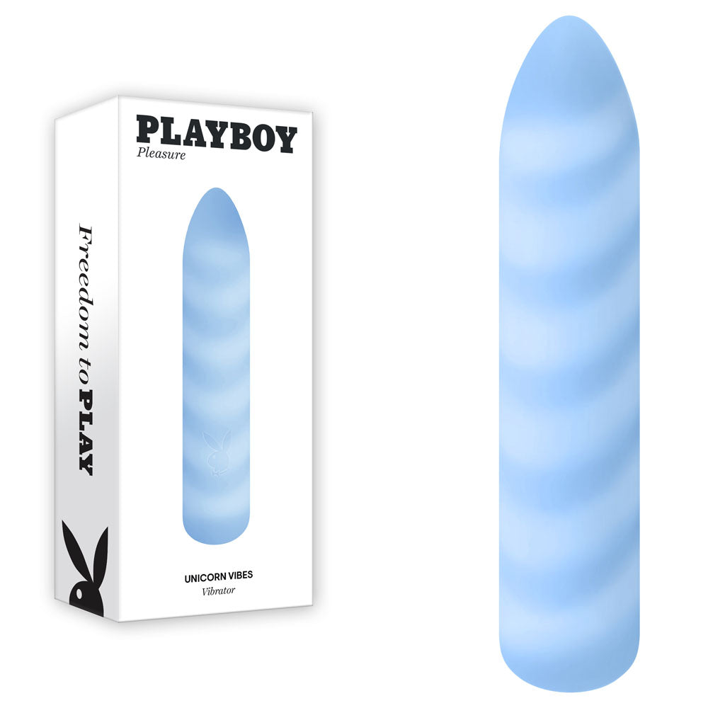 Playboy Pleasure UNICORN VIBES - 11.7 cm USB Rechargeable Bullet - PB-RS-4486-2