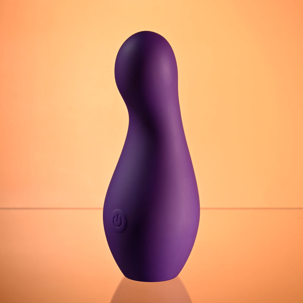 Playboy Pleasure THE JET SET - VIBRATOR - Purple 10.2 cm Vibrator with Self Charging Case - PB-RS-5254-2